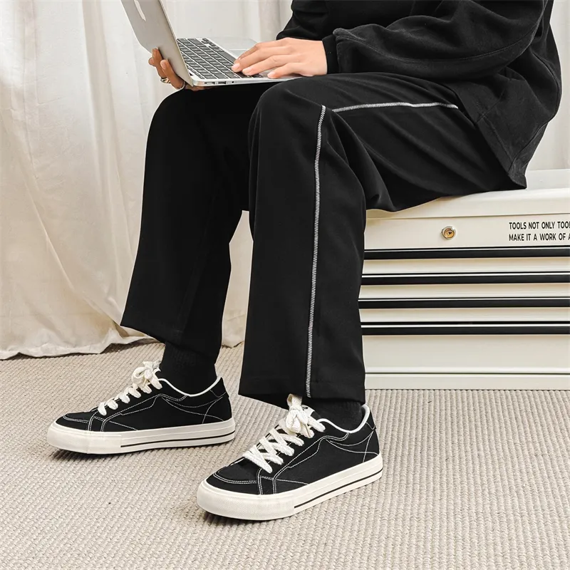 Free Shipping Men Classic Running Shoes Low Flat Breathable Comfort Black Cream pewter Burgundy Mens Trainers Sport Sneakers GAI