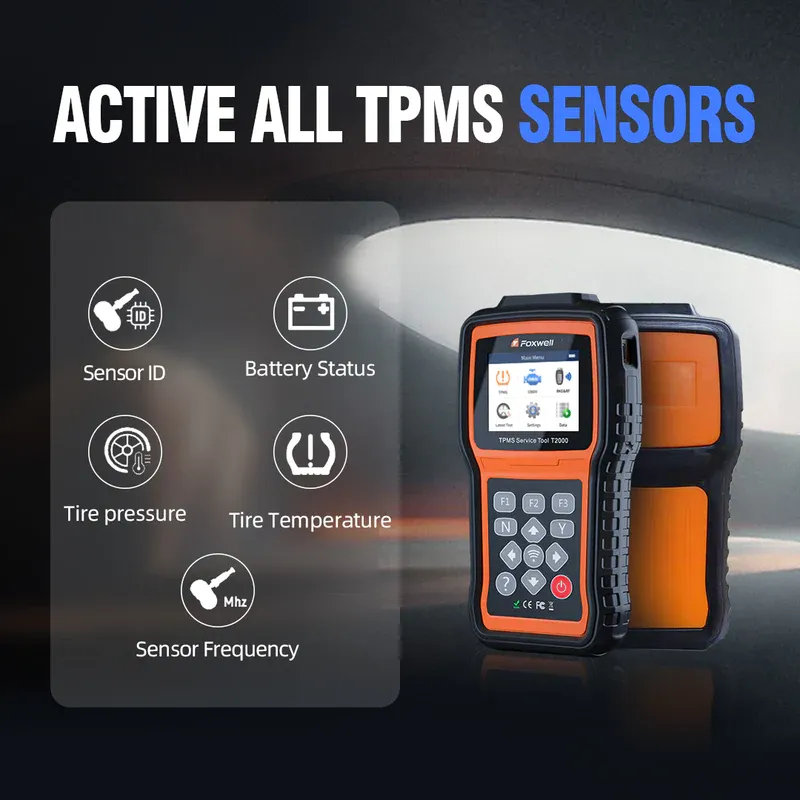 Foxwell T2000 TPMS 最新汎用ライターOBDテスター(本体のみ) Amazon.com: FOXWELL T2000 Pro TPMS Programming Tool, 2025