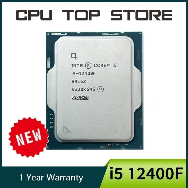 Intel Core I512400F I5 12400F 25GHZ 6CORE 12THREAD CPUプロセッサ 