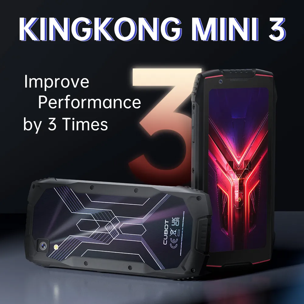 Cubot KingKong MINI 3 Smartphone 4.5Inch IPS Display 6GB RAM 128GB