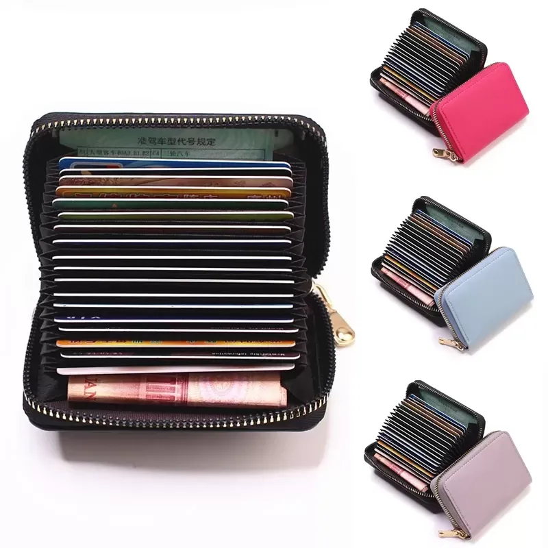 ■DE MERIEL■ Multi Card Holder3Colors wallet DHgate.com:Multicolor Leather ID Credit Card Holder Wallet