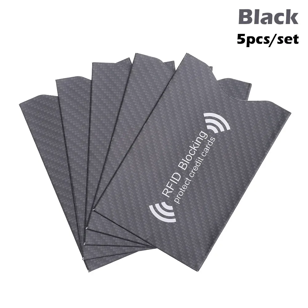 5-Pack RFID Blocking Card Sleeves - Anti-Theft Credit Card Protector Set,  Multicolor Bank Card Holders, Secure Contactless Payment Protection from  Dhgate Card Holders - price 5.63