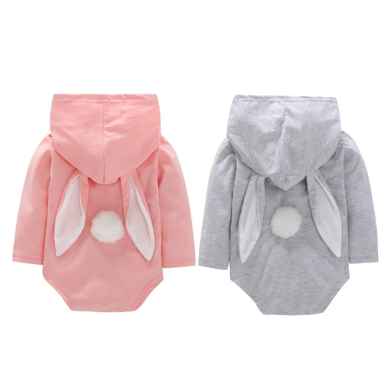 Bunny Zipper Onesie | Bunny Ears Romper For Baby