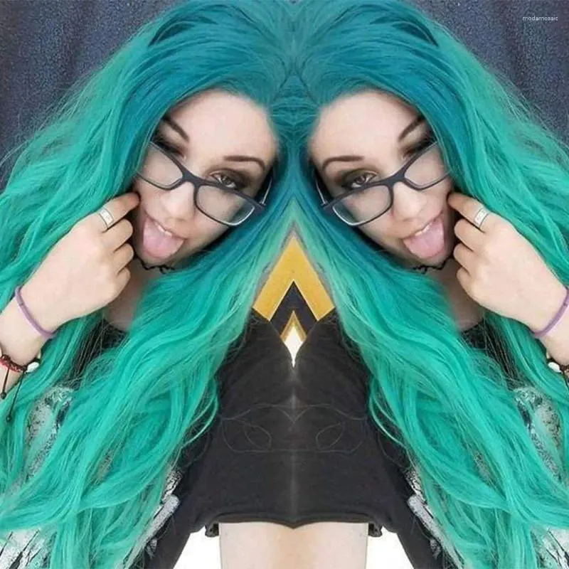 Green full lace wig hot sale