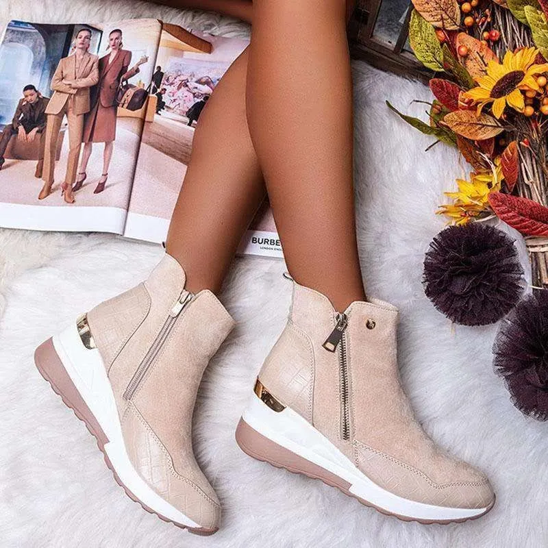 Ankle boots for plus size women deals