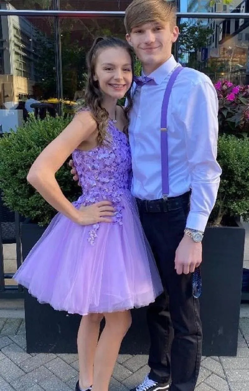 Purple Winter Dance Dresses For Juniors Party Dresses Sequin Appliques A-Line Cocktail Dress Tulle Junior Purple Winter Dance Dresses For Juniors Party Dresses Sequin Appliques A-Line Cocktail Dress Tulle Junior