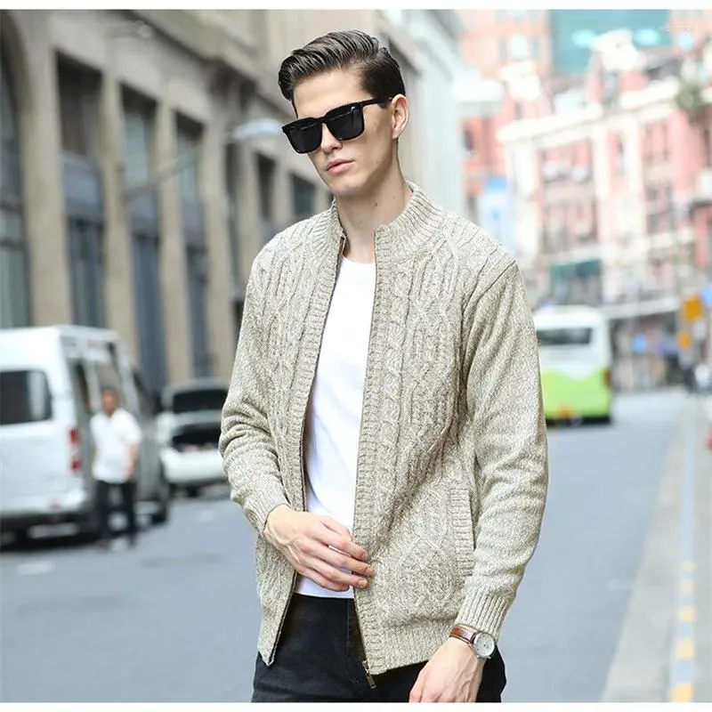 Men s Sweaters Plus Size 4XL 5XL 6XL 7XL Sweater Men Thicken Warm Wool Cashmere Winter Cardigan Turtleneck Male 2024 Outwear