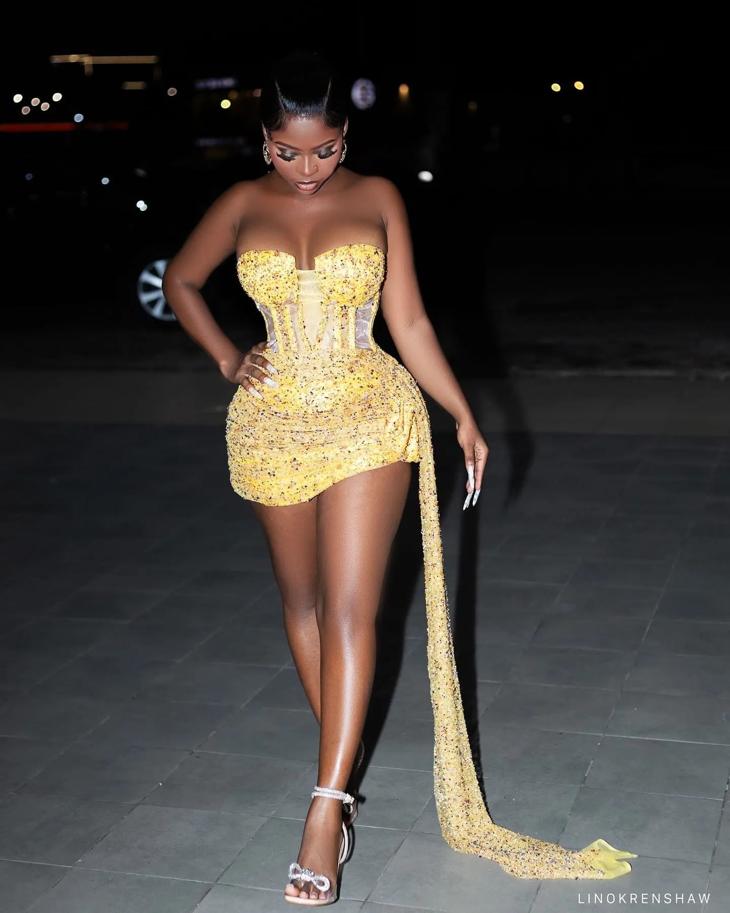 yellow homecoming dress with pockets Short Homecoming Dress Yellow Party Dress with Pockets – TANYA BRIDAL