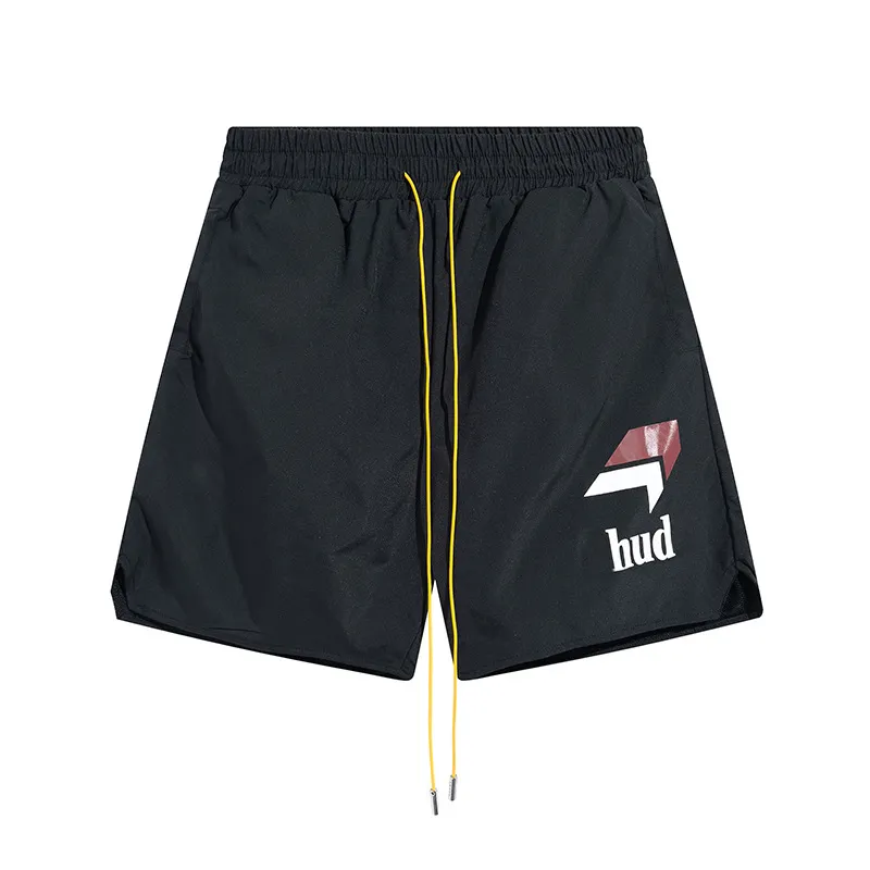 Luxury designer shorts mens short womens pants letter printing lanyard casual sports cinch black yellow green daily fashion street baggy breathable