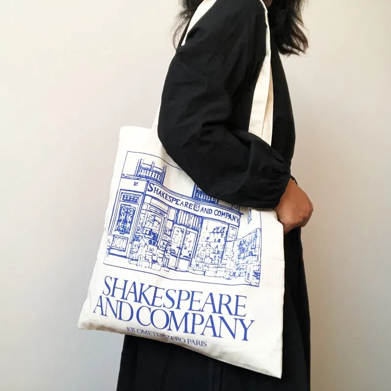 CafePress Shakespeare's Women Canvas Tote Bag - Reusable Natural Canvas Shopping Bag, Two Sizes - View #3