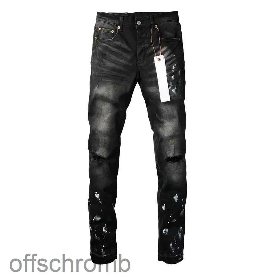 Men's Jeans Black Skinny Jeans Paint Splatter Mens Jeans