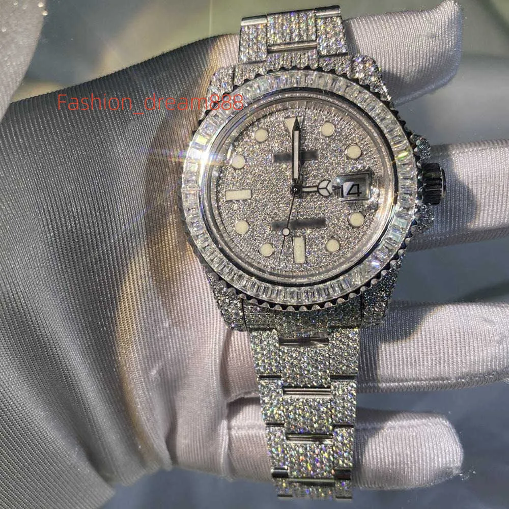 Unique Style Mechanical Mens Watch With Hidden Clasp, Stainless