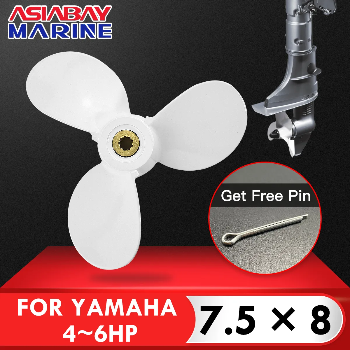 DHgate.com:Premium Yamaha Outboard Propeller: 3-Blade