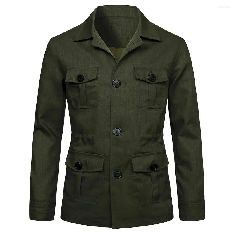 ヴィンテージサファリジャケットメンズ を￥4,167 | DHgate