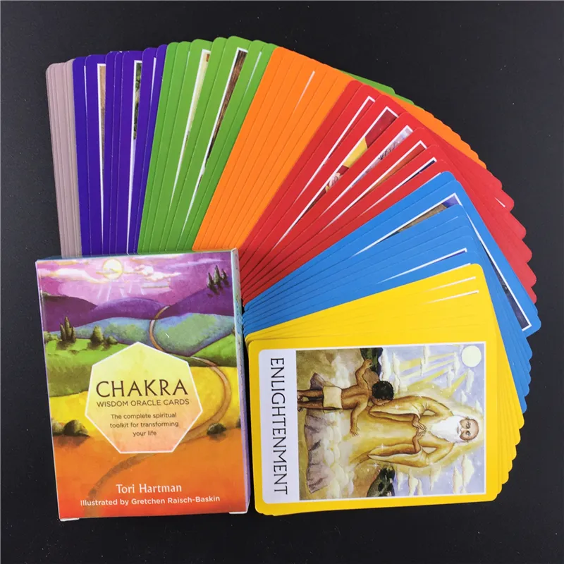 Chakra Wisdom Oracle Tarot Cards 44-Card Deck for Spiritual Guidance and  Transformation from Dhgate Card Games - price 9.58