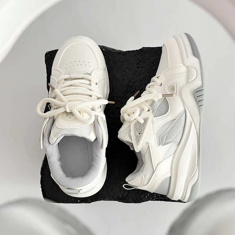 Mens Athleisure Sneakers Leather Lace-Up Dad Shoes with Thick EVA Outsole  and Massage Feature for Hard Court from Dhgate Casual Shoes - price 32.18