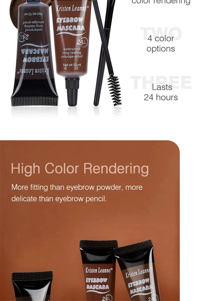 Professional Eyebrow Enhancers Cream - Natural Waterproof Liquid Brow ...