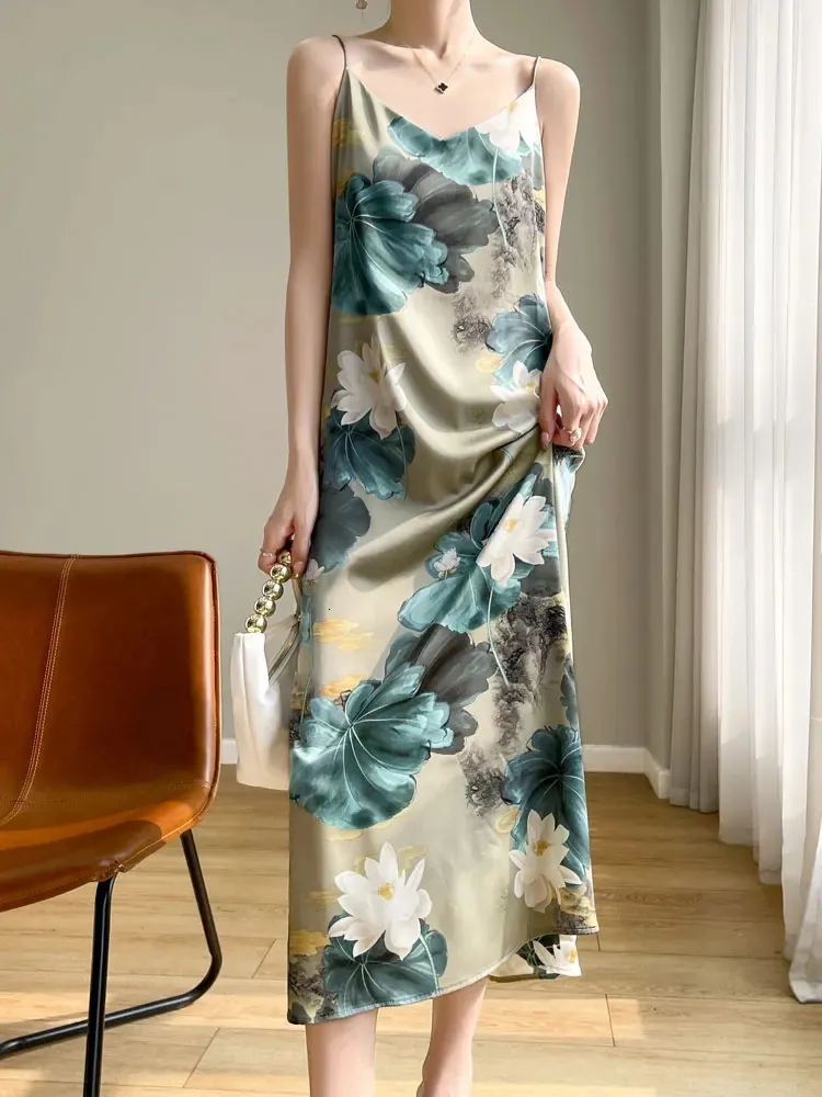 women teal dress Saffron V-Neck Soft Satin Maxi Dress | Teal