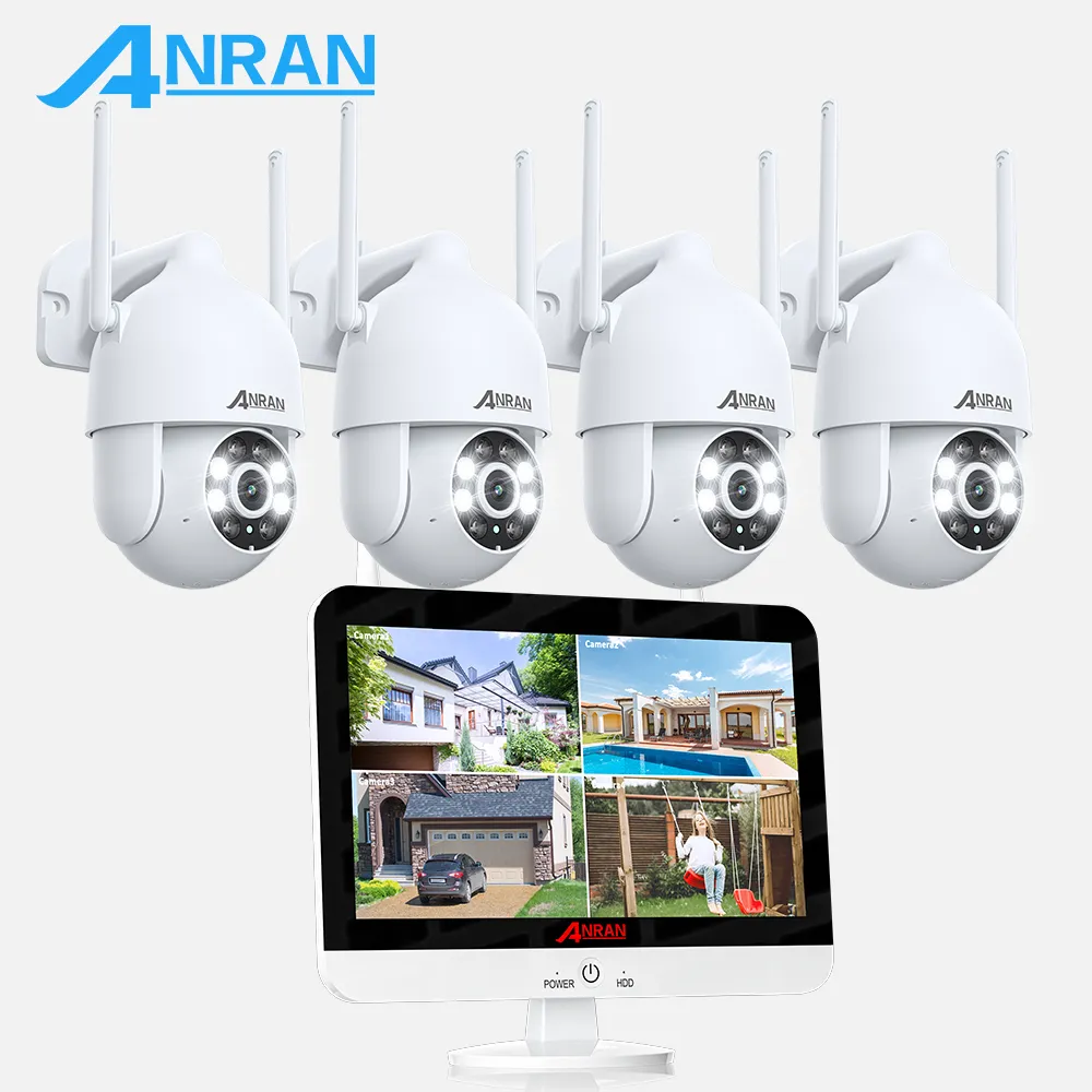 Wireless Security Camera System ANRAN 3MP HD CCTV Security Camera