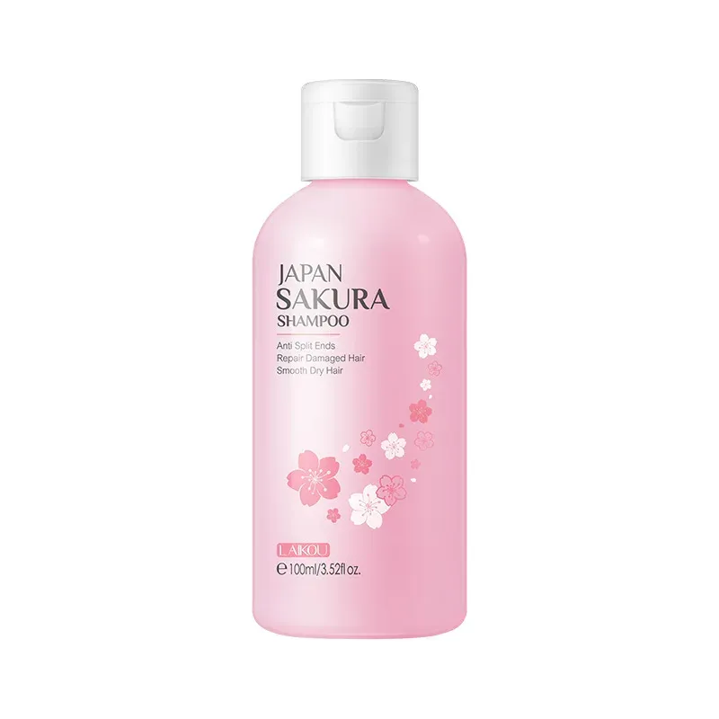 新品未使用品×ヨガ×sakura×L 2024 LAIKOU Japan Sakura Shampoo: Nourishing, Repairing, and