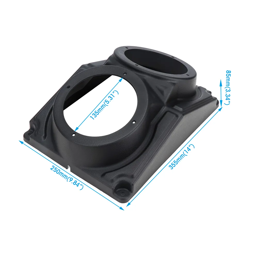 6.5" Roof Mount Overhead Speaker Pod Enclosure For Polaris RZR / Can-Am X3 / UTV