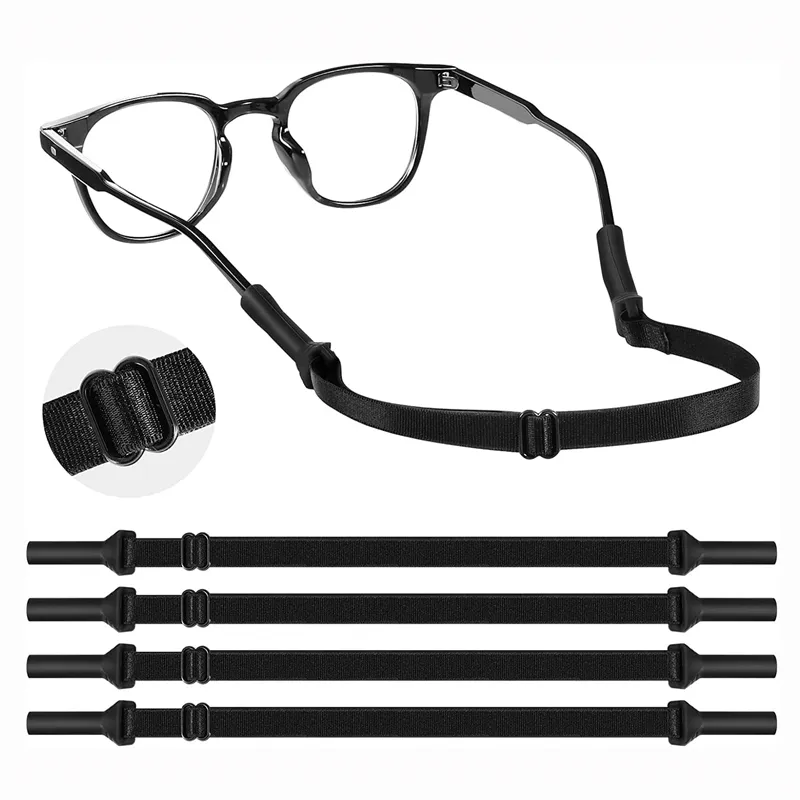 3 Packs Adjustable Glasses Strap, No Tail Adjustable Sports Eyewear