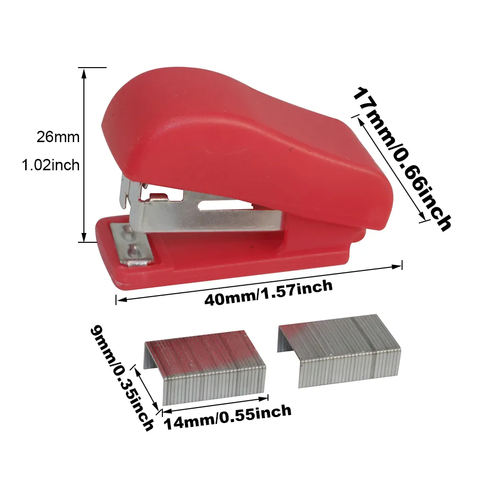 DHgate.com:Stapler Office Supplies Mini Staplers Set: Compact Desktop ...