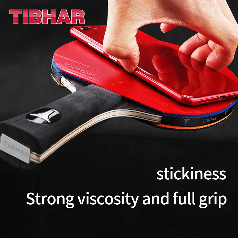 Tibhar Table Tennis Rackets TIBHAR Table Tennis Racket Pimples-in Blade 6/7/8/9 Stars with Carrying ...