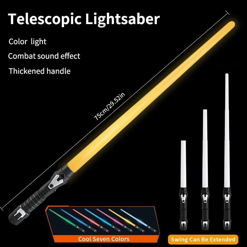 DHgate.com:Z-Saber Kids Retractable Double-Bladed Neopixel