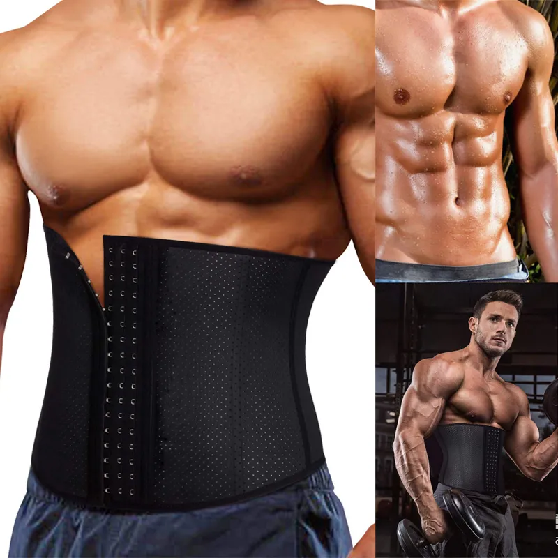 Upgraded Steel Bones Sweat Waist Trainer For Men Weight Loss Girdle Mens Compression Waist Shaper And Fat Burn Extender Shapewear From Ddmyday 8.84 DHgate.Com