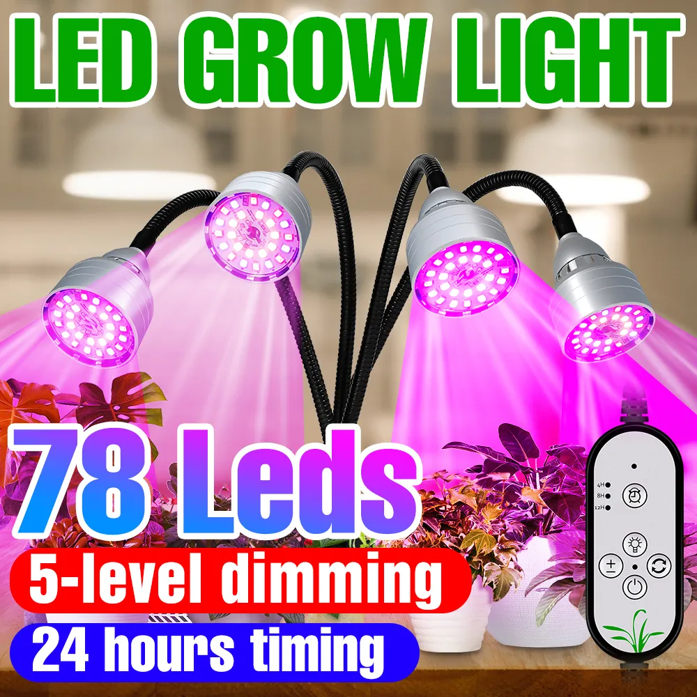 Full Spectrum Hydroponic Plant Grow Light | USB Clip-On LED Grow Lamp ...
