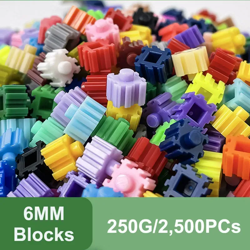 Save Big on Bulk Bricks Building Blocks Mini Puzzle: 250G/2500 Pieces  6x6mm Pixel Art Micro Brick, DIY 3D Educational Toy For Kids Best Deals  on