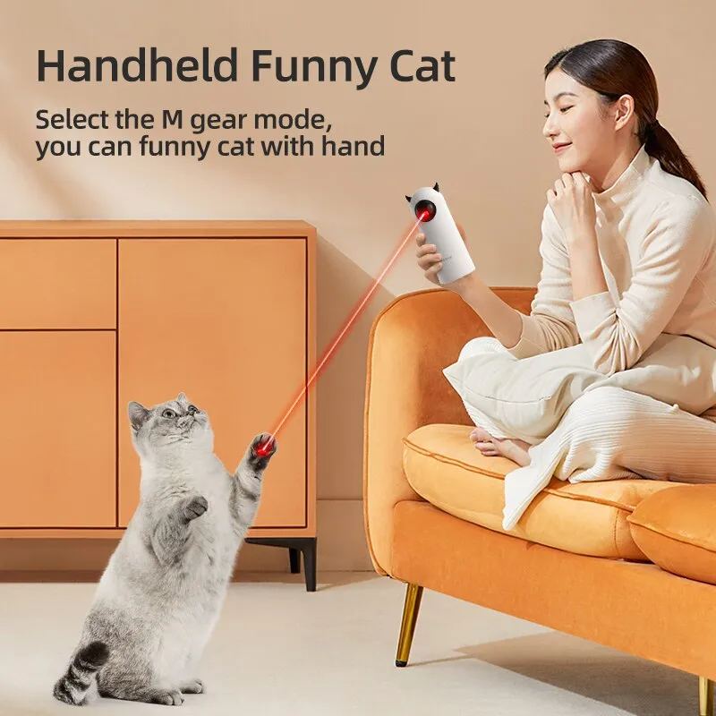 ROJECO Automatic Cat Laser Toy Handheld Plastic Interactive Indoor Pet  Accessory from Dhgate Cat Interactive & Electronic Toys - price 17.08