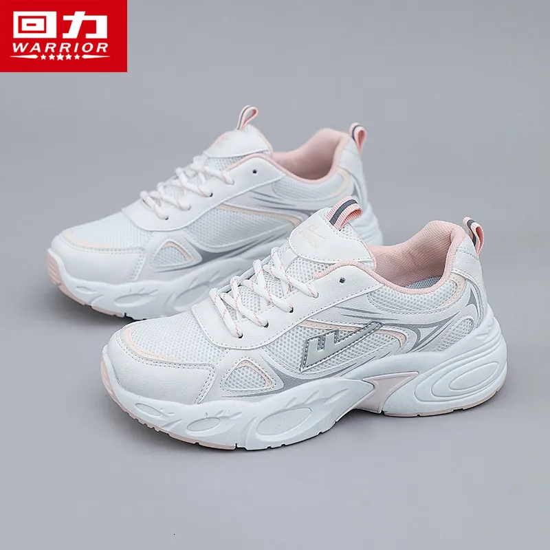 Warrior Daddy Chic Casual Sneakers: Chinese-Inspired White Couple