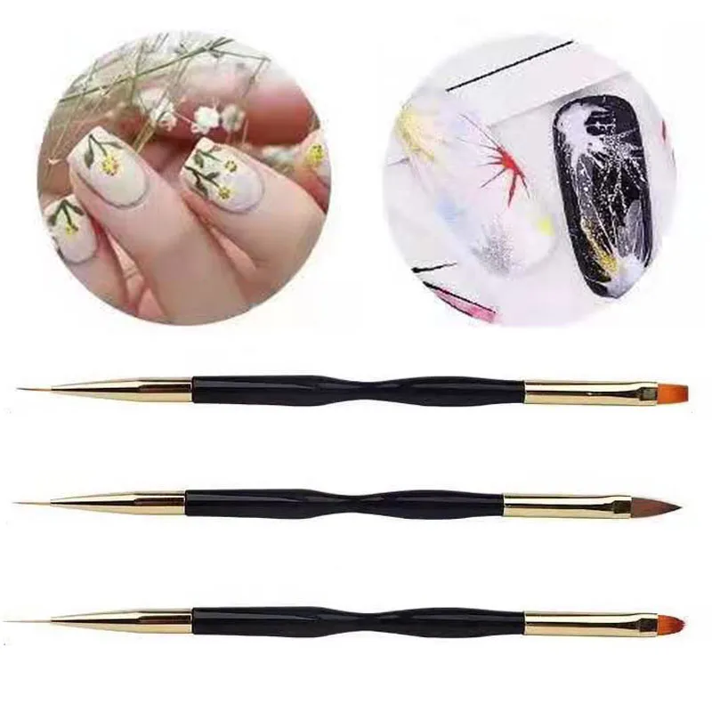 DHgate.com:2-in-1 Nail Art Brush & Dotting Pen: Double-Ended Manicure ...