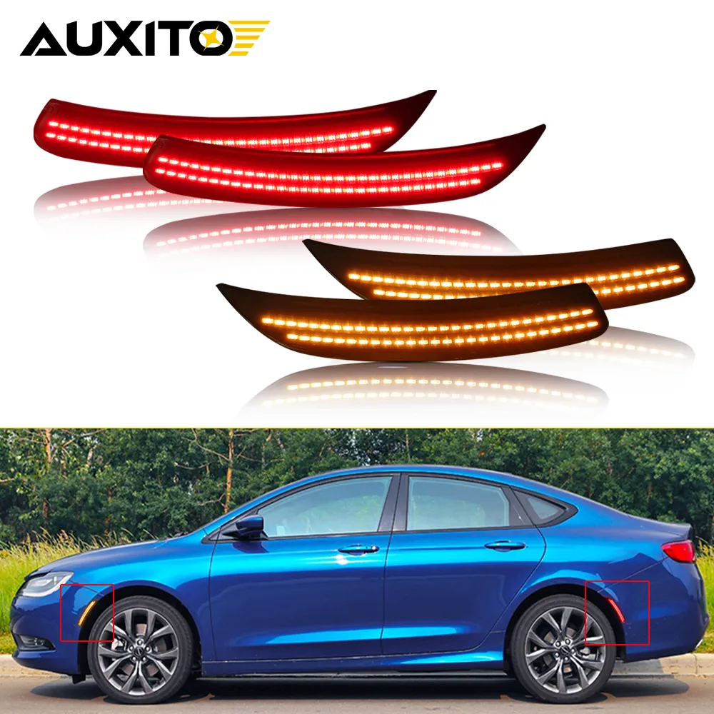 2016-2017 Chrysler 200 Driver Side Headlight Assembly Halogen W O Led Drl Chrome Trim Composite Ch2502260