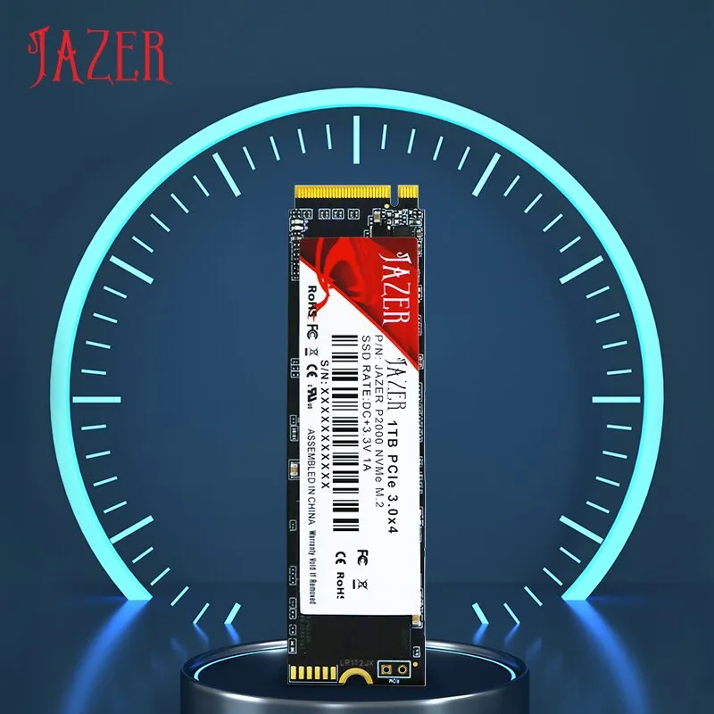 JAZER M.2 NVMe PCIe3.0 Ssd Hard Disk 256GB 512GB 1T 2T M.2 NVMe SSD Internal Hdd Solid State Drive For Desktop PC Laptop