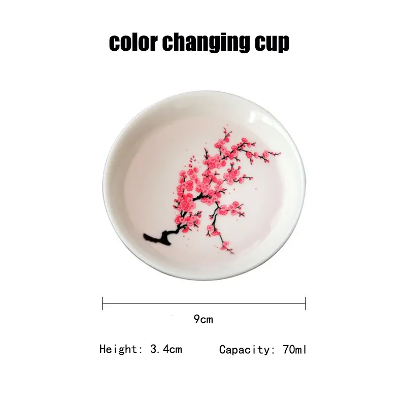 DHgate.com:Magical Color-Changing Sakura Tea Cup | Ceramic Kung Fu ...