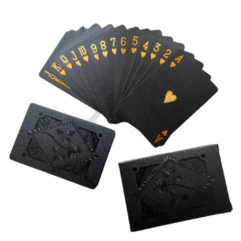 Bitcoin Luxus Spielkarten Deck Schwarz/Gold – Kryptowährung Inspiriertes Kartenspiel Für Sammler & Zauberer