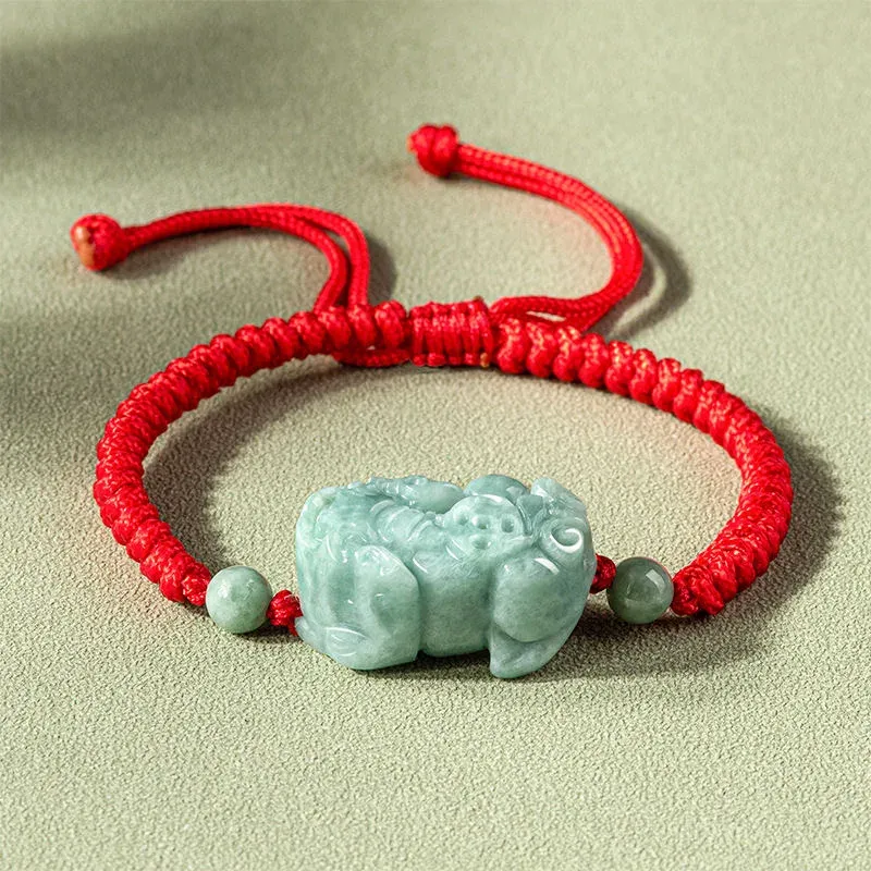 Burmese Jade Pixiu Bracelets Burmese Jade Pixiu Bracelets