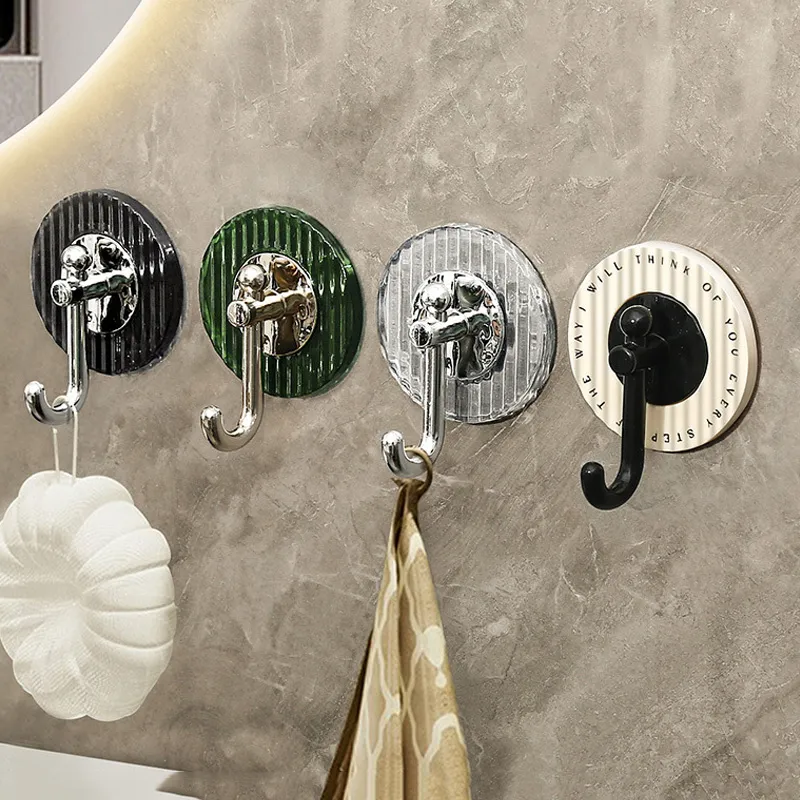 DHgate.com:4PCS Stainless Steel Self-Adhesive Wall Hooks, Waterproof ...