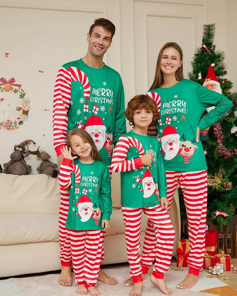 Adults and children's matching christmas pj sale