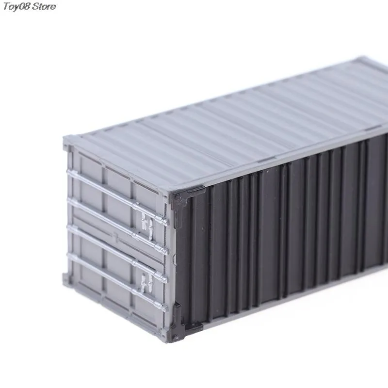 HO Scale 1 87 Container Model 20 Feet Freight Car for Train Layout Diorama Accessories 72.73cm