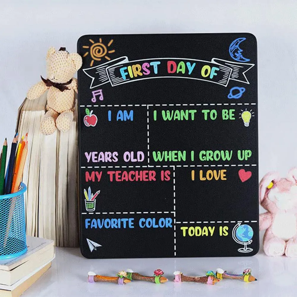 First Day Of School Signs Back To School Chalkboard Sign With Cricut ...