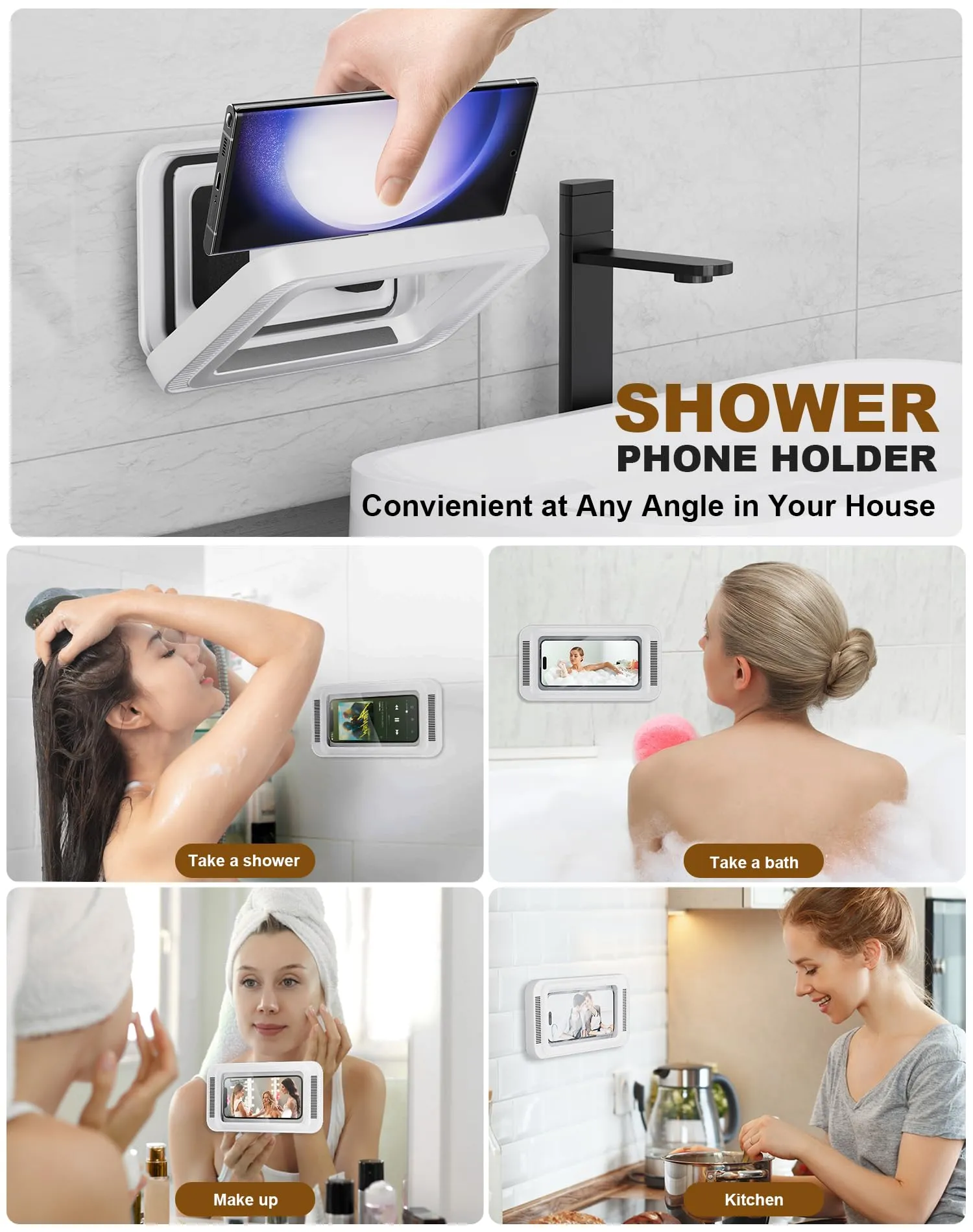 Waterproof Shower Phone Holder With Speaker 480... From Ddmyday, $32.31 |  DHgate.Com