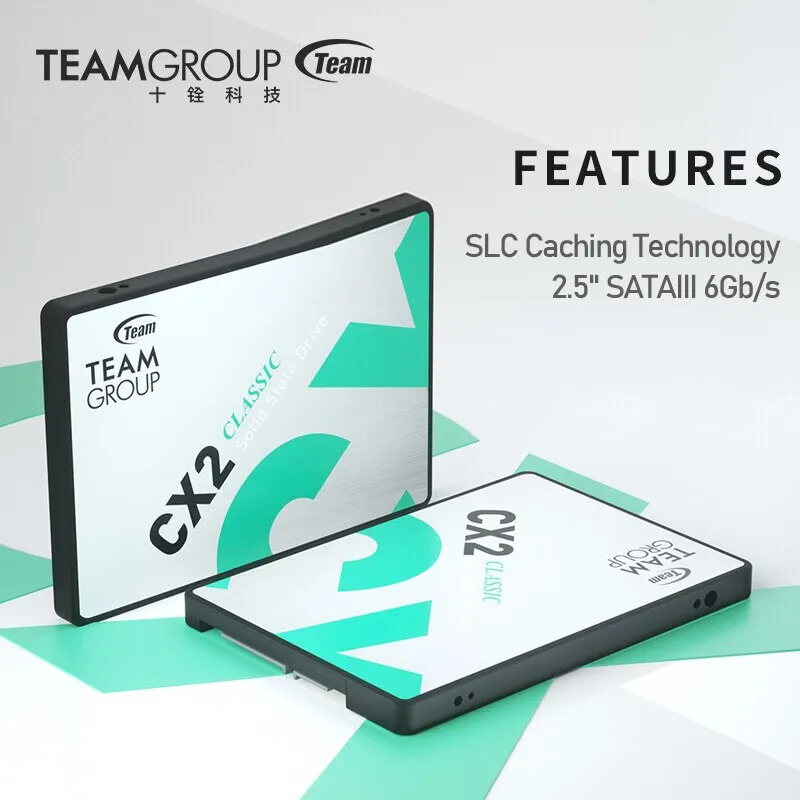 Team Group CX2 2.5 inch SATA III Internal Solid State Drive 256GB