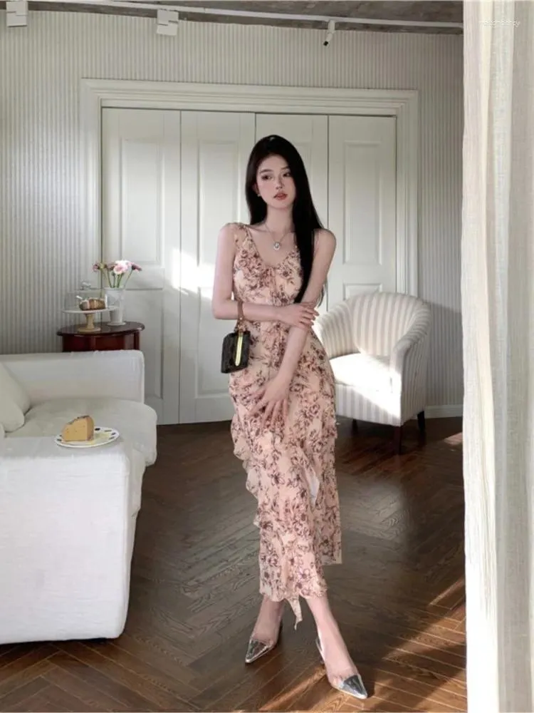 Casual Dresses Summer Sleeveless Hooded Ruffle Empire Waist Mid-Calf  Polyester Beach Party Dress from Dhgate Basic & Casual Dresses - price 41.99