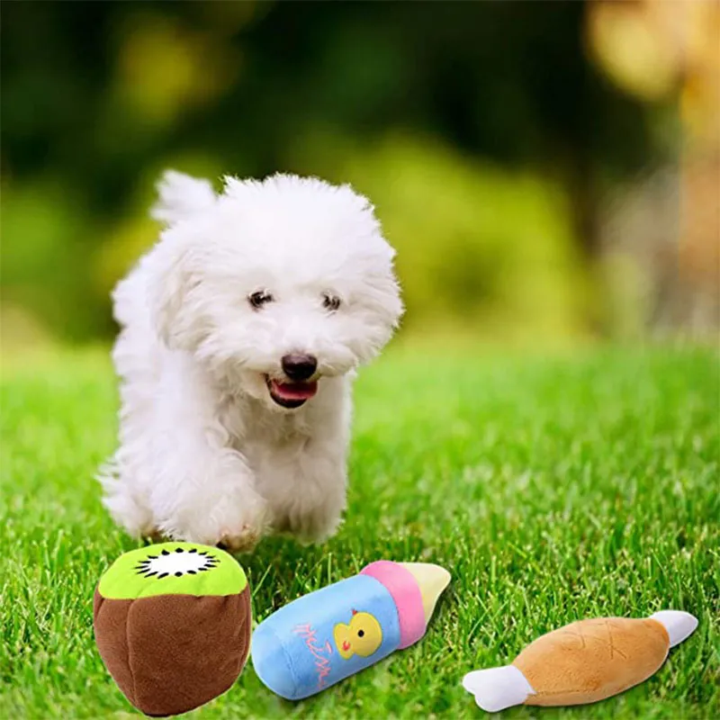 Dog Toys For Aggressive Chewers Chew Toy Squeaky Plush Dog Toy For