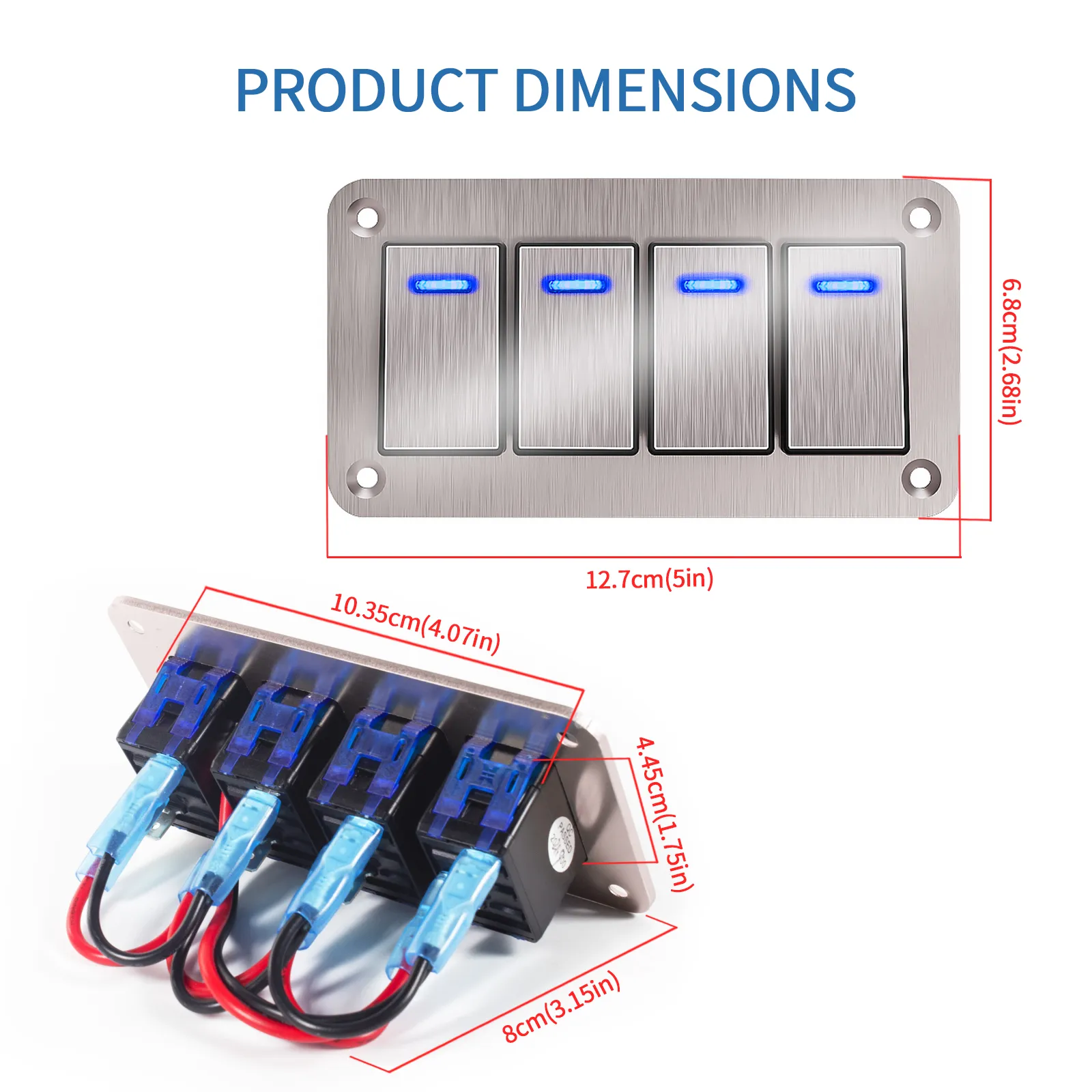 Waterproof 12V Rocker Switch Panel Universal... From Ddmyhome, $39.99 ...