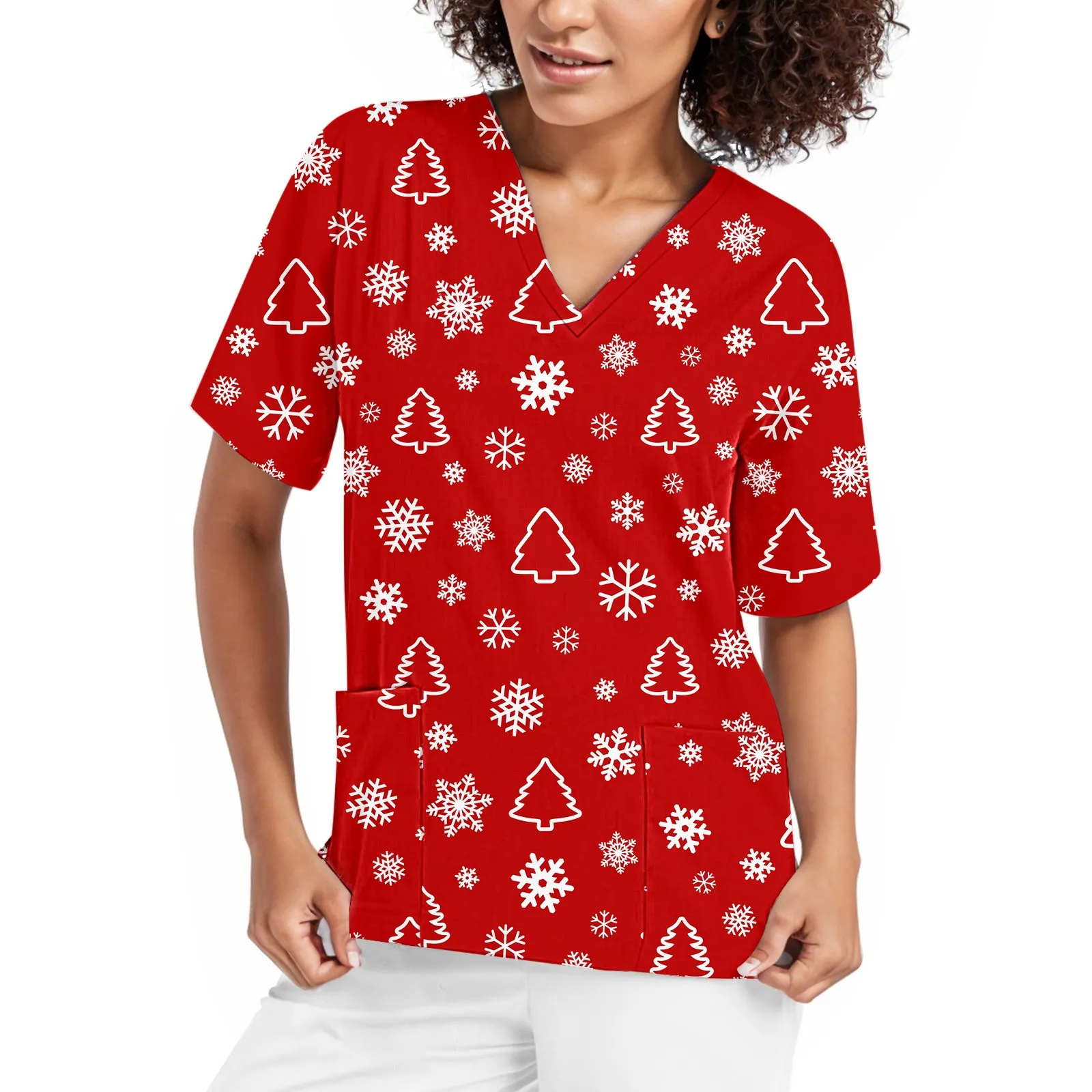 Women Medical Scrub Tops Surgical Christmas Print Nurse Uniforms from  Dhgate Children Tables - price 16.07, image size:1600x1600